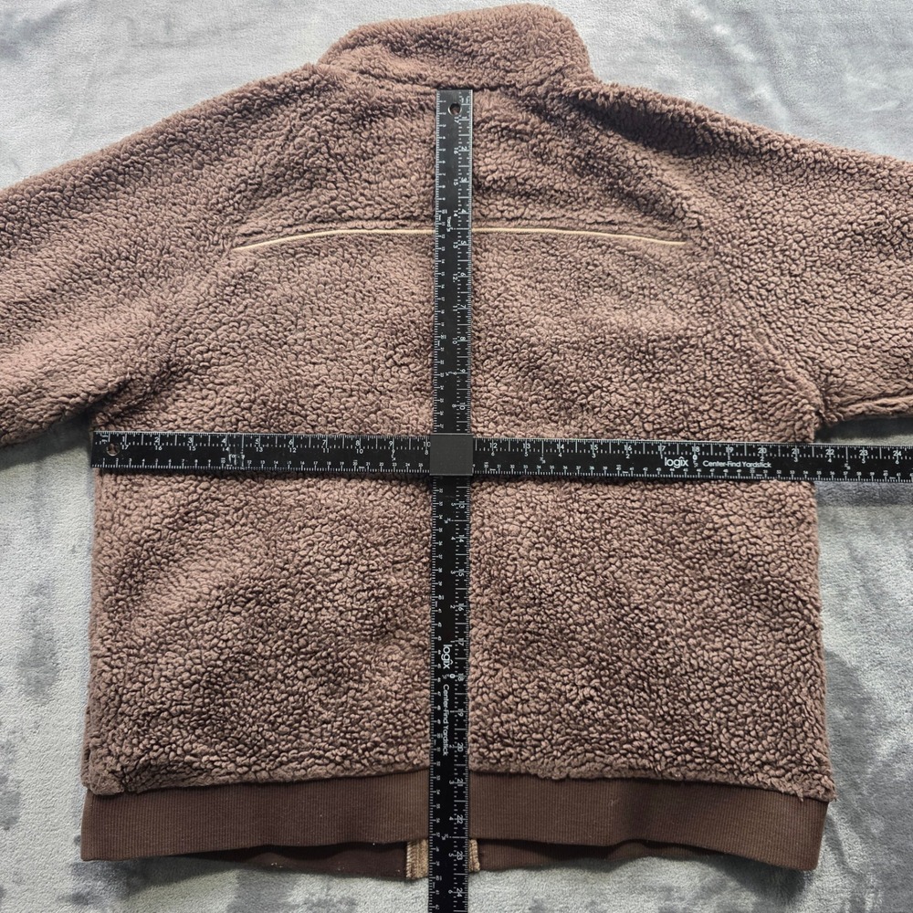 Kuhl Flight Fleece Jacket L Brown Womens Full Zip High Pile Hooded Soft Outdoor - Picture 11 of 13